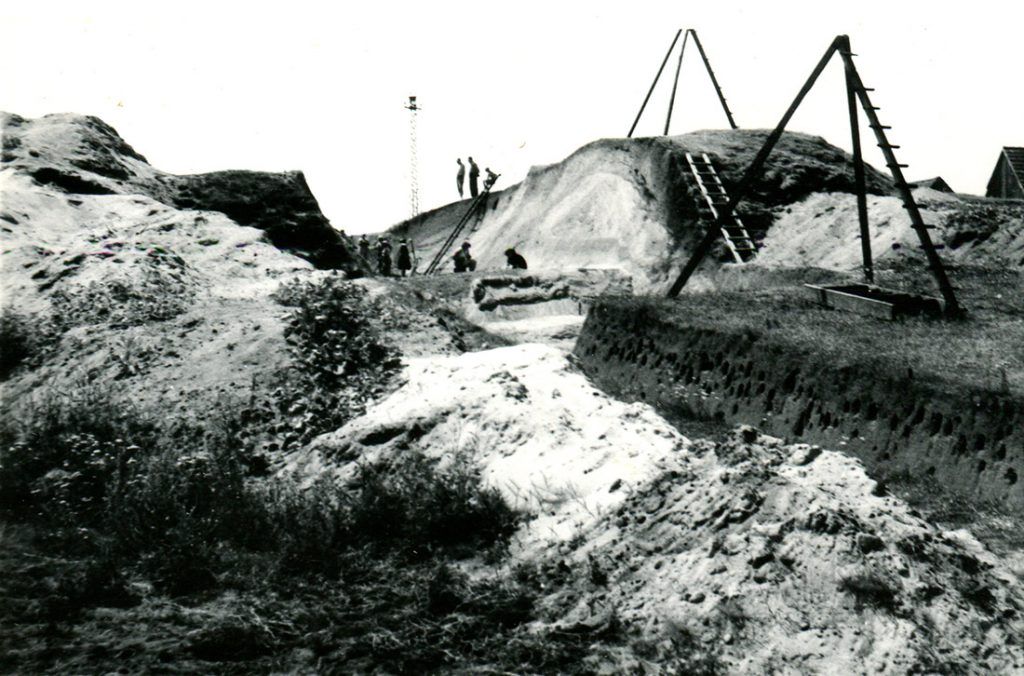 Archäologische Ausgrabungen auf Srebrne Wzgórze in Wollin (1960er Jahre)