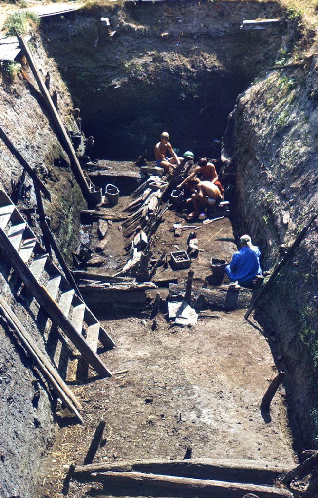 Archaeological excavations in the "Old Town" in Wolin (1980s)