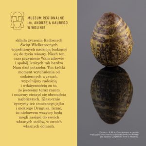 Muzeum Regionalne w Wolnie życzy Radosnych Świąt Wielkanocnych